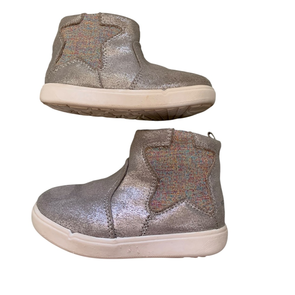 Stride Rite Sz 6M 360 Silver Nina Boots